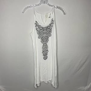 Amiani White and Black Dress Size L